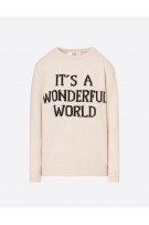 ALBERTA FERRETTI Wonderful World Sweater Cream 