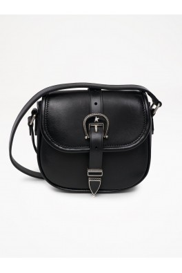 GOLDEN GOOSE Rodeo BAG Small Smooth Calfskin Leather - Nero