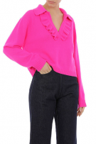 PHILOSOPHY Fuxia SWEATER with Rouches