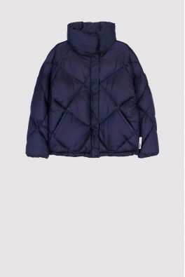 OOF short Over-fit Padded JACKET col. Blue
