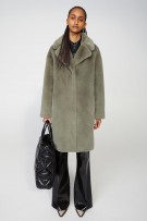 STAND STUDIO Camille Cocoon Coat col. Army Green