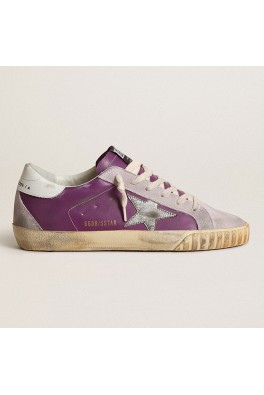GOLDEN GOOSE SUPERSTAR with HEEL SUEDE TOE and SPUR col. Purple