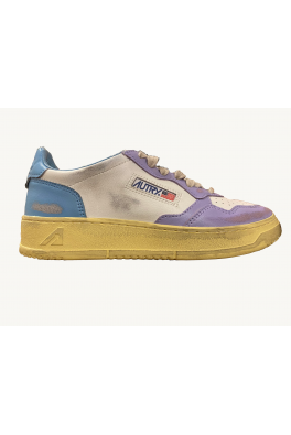 AUTRY SNEAKERS LOW Vintage Violet and Light blue