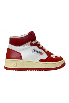 AUTRY SNEAKERS MEDALIST MID Rossa e Bianca